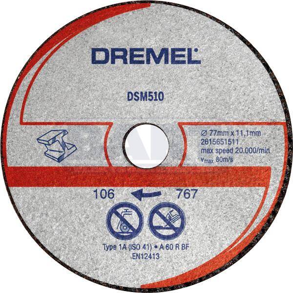 DREMEL® DSM510 tarcza tnąca do metalu i plastiku do DSM20