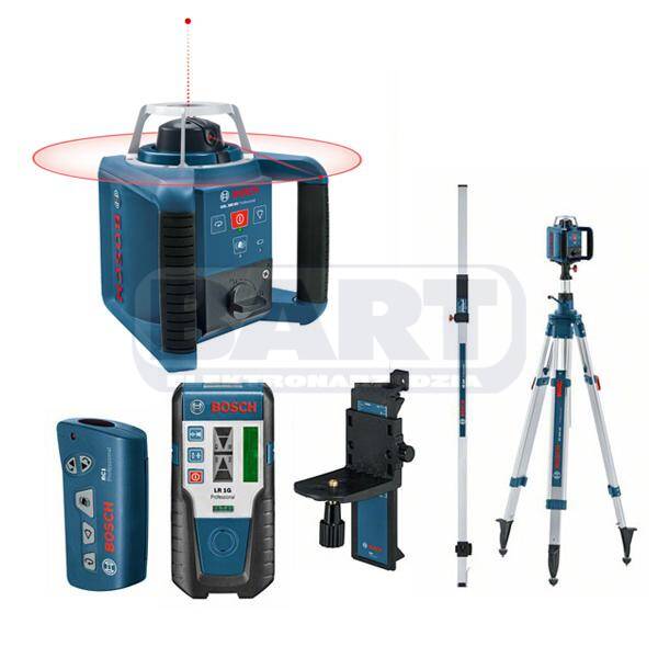 Bosch Laser obrotowy GRL 300 HV + statyw BT300HD + łata GR240