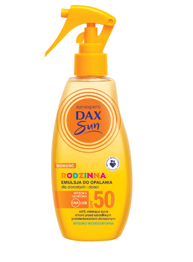 Dax Sun Emulsja Rodzinna Spf50 spray dla