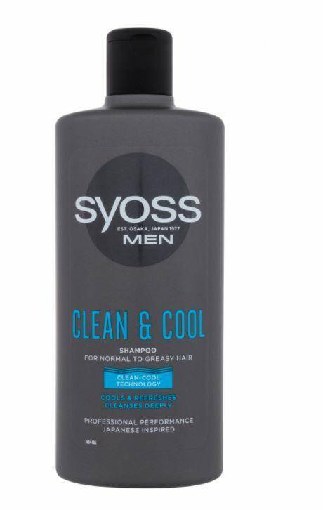 Syoss Men Clean Cool szampon 440ml do