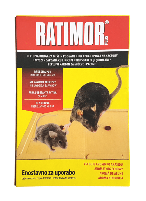 Ratimor Plus lep książkowy na myszy