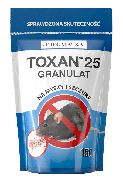 Toxan 25 granulat 150g trutka na myszy i szczury