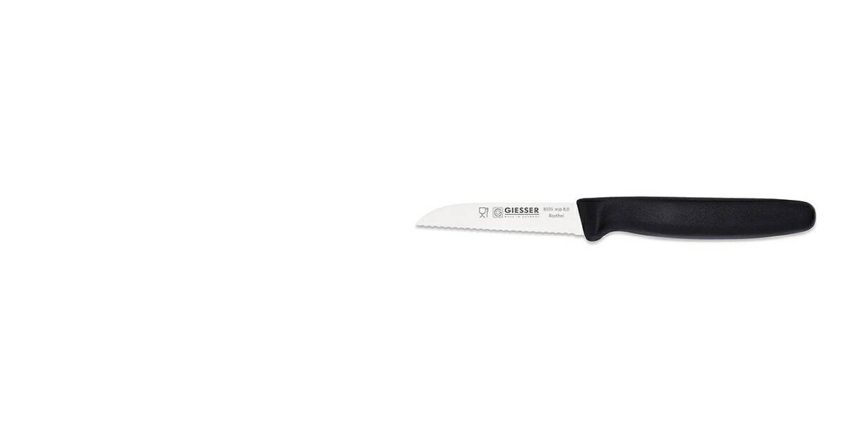 Nóż do obierania warzyw, ząbkowany 8cm