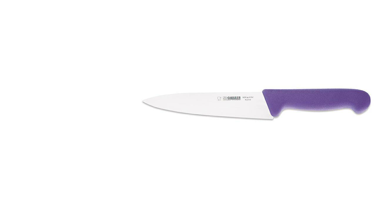 Nóż kuchenny, wąski 16cm [fioletowy]