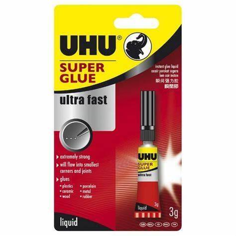 Klej UHU super glue ultra fast 3g