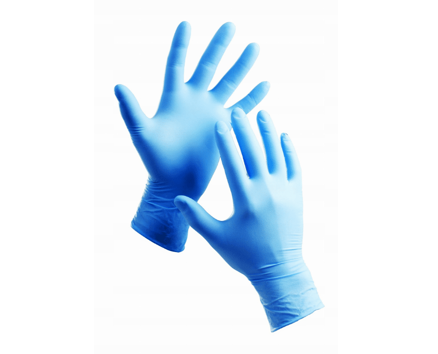 Rekawice nitrylowe (a`100) S 8% blue