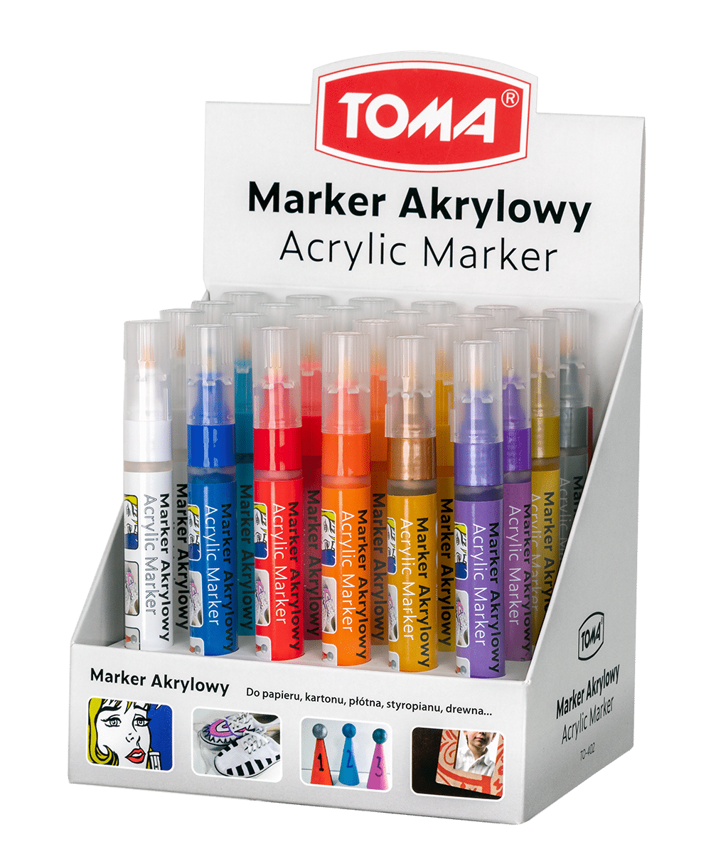 TOMA Marker Akrylowy mix kolor