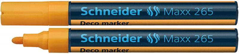 Marker kredowy Schneider 265 okr pomaran