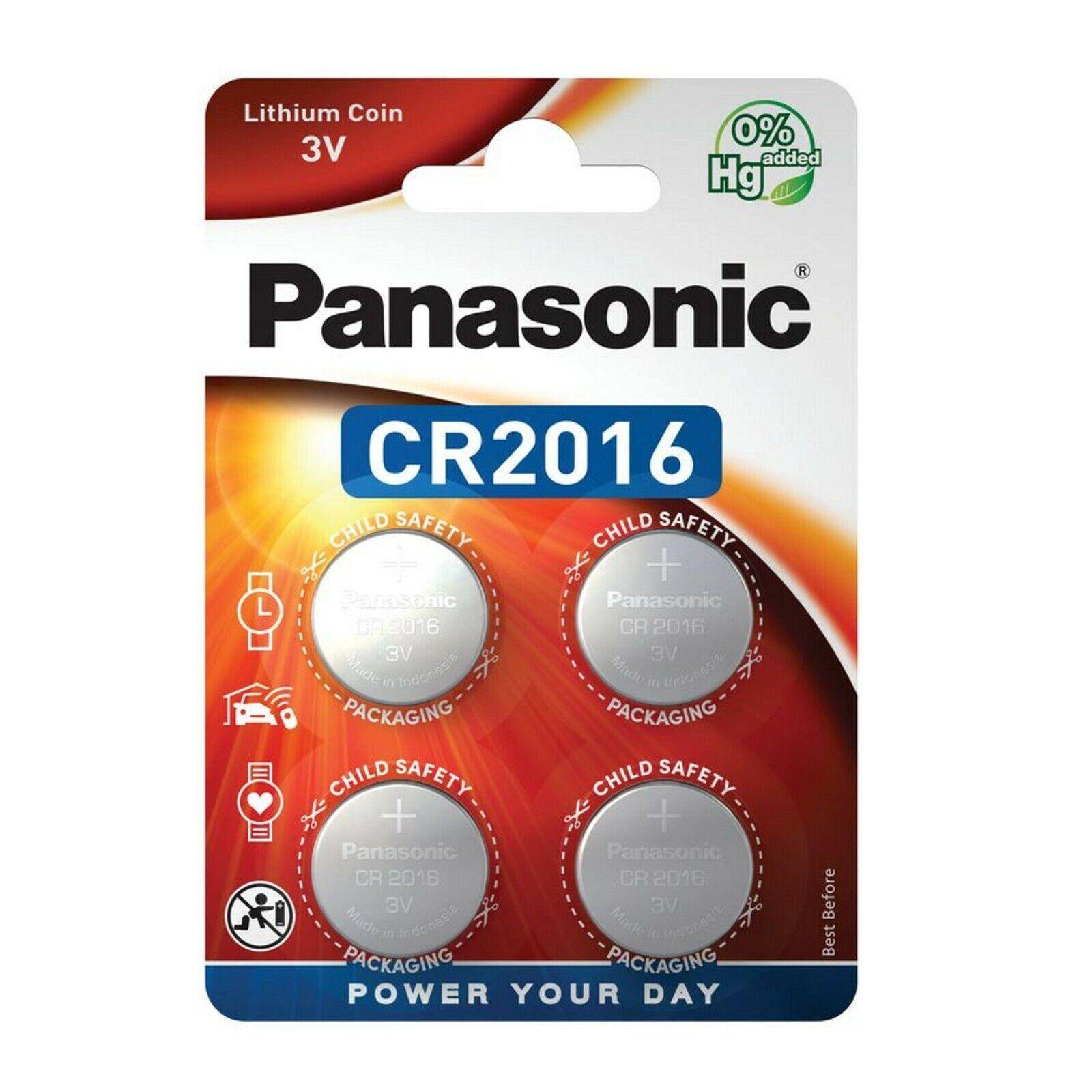 Bateria Panasonic CR2016 3V op=4