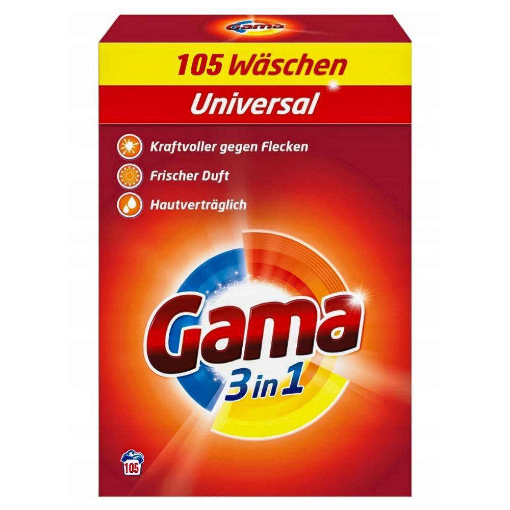 GAMA Proszek 105 Prań 6,825kg Universal