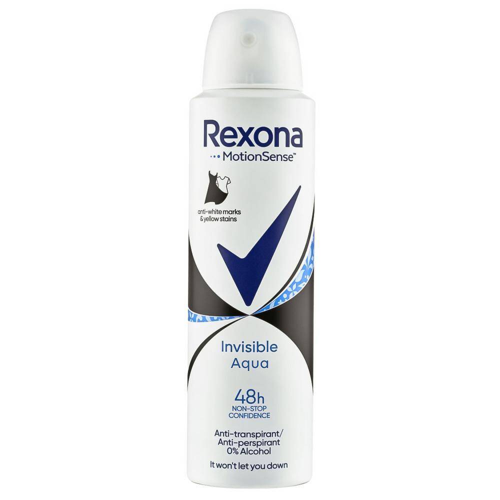 REXONA Dezodorant 150ml Invisible Aqua