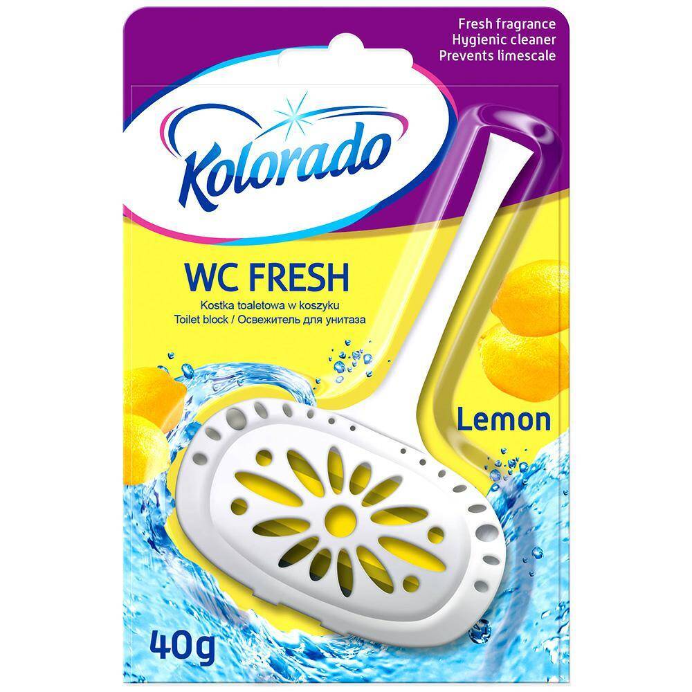 KOLORADO Kostka Wc Fresh 40g Lemon (24)