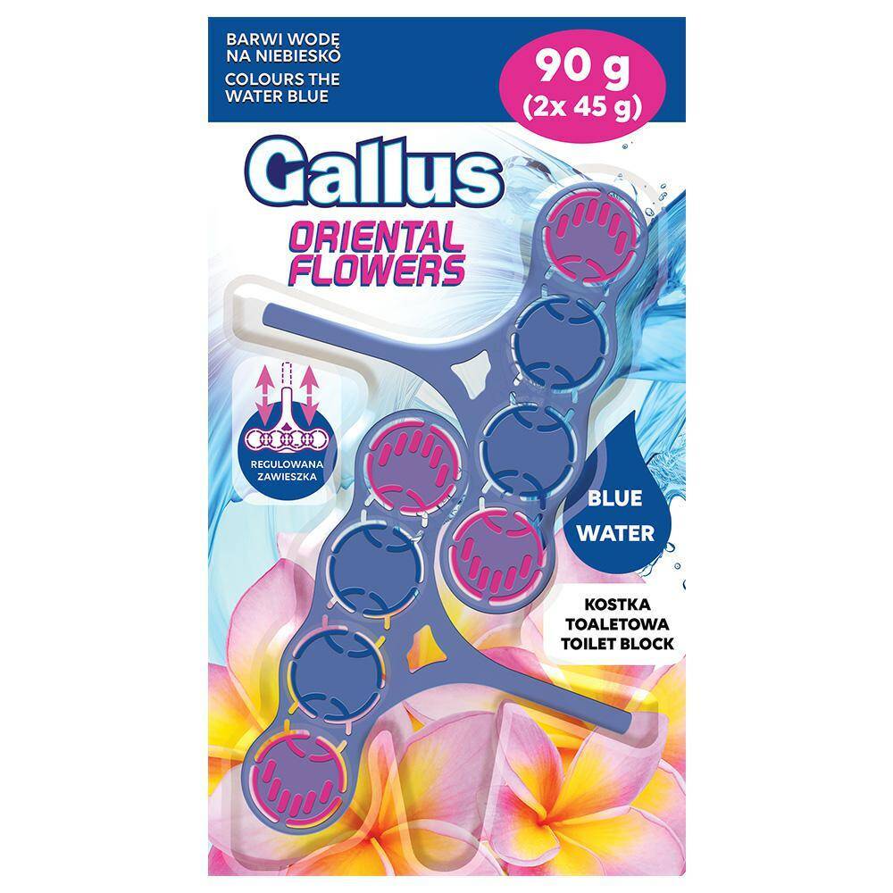 GALLUS Kostka WC 2x45g Oriental Flowers