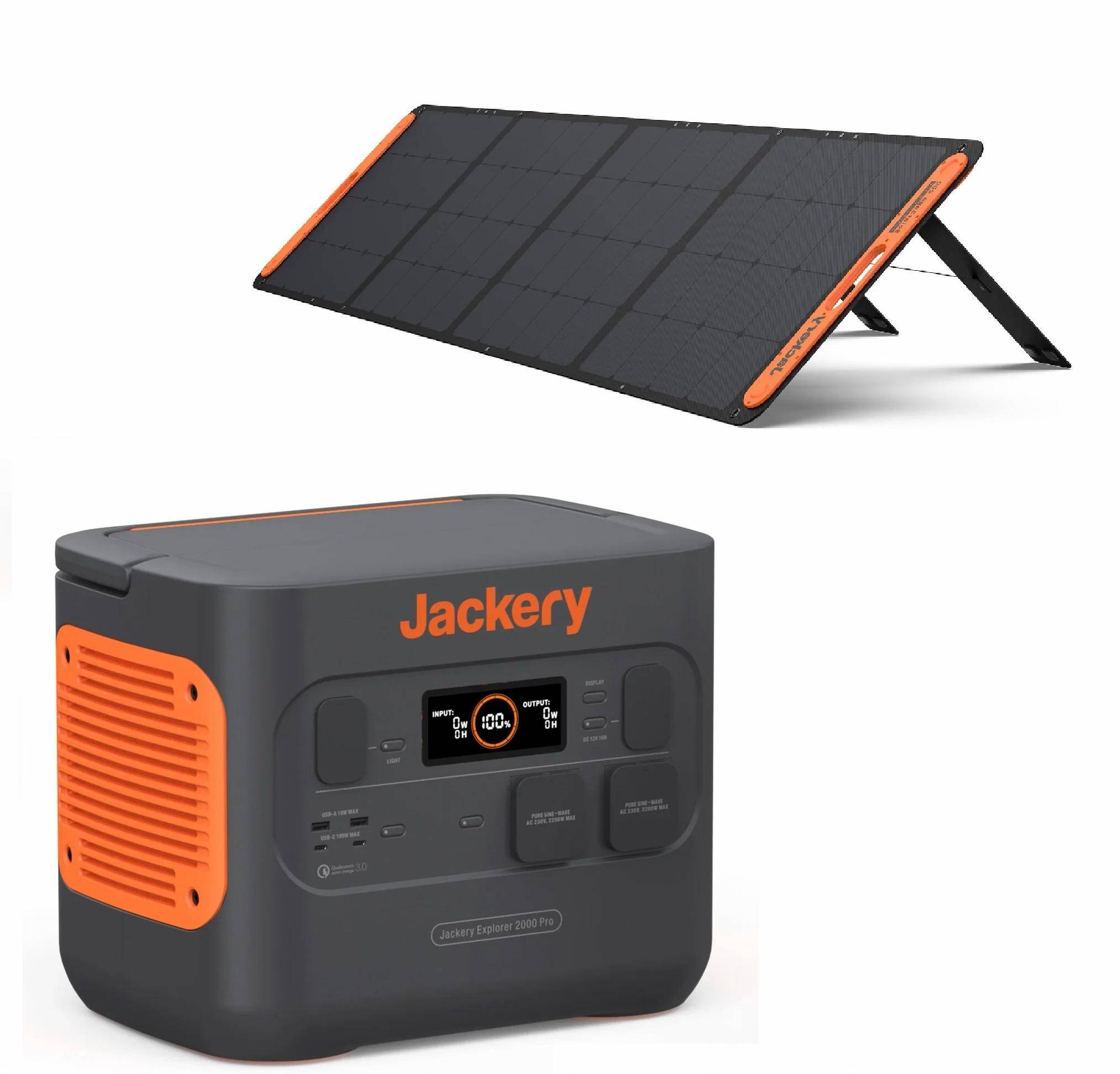 Generator Solarny Jackery 2000 PRO + 1x SolarSaga 200