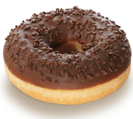 Donut z polewą czekoladową luz 55g 