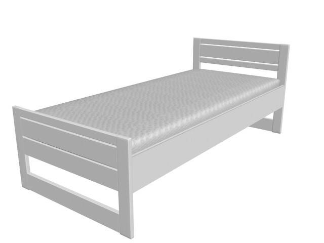 Łóżko Andrea 90x200 - biały kryjący