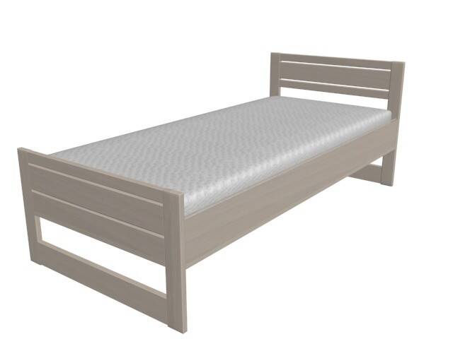 Łóżko Andrea 80x200 - naturalny biały