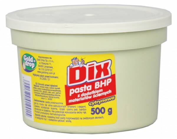 Pasta BHP 0,5 DIX ze ścierniwem