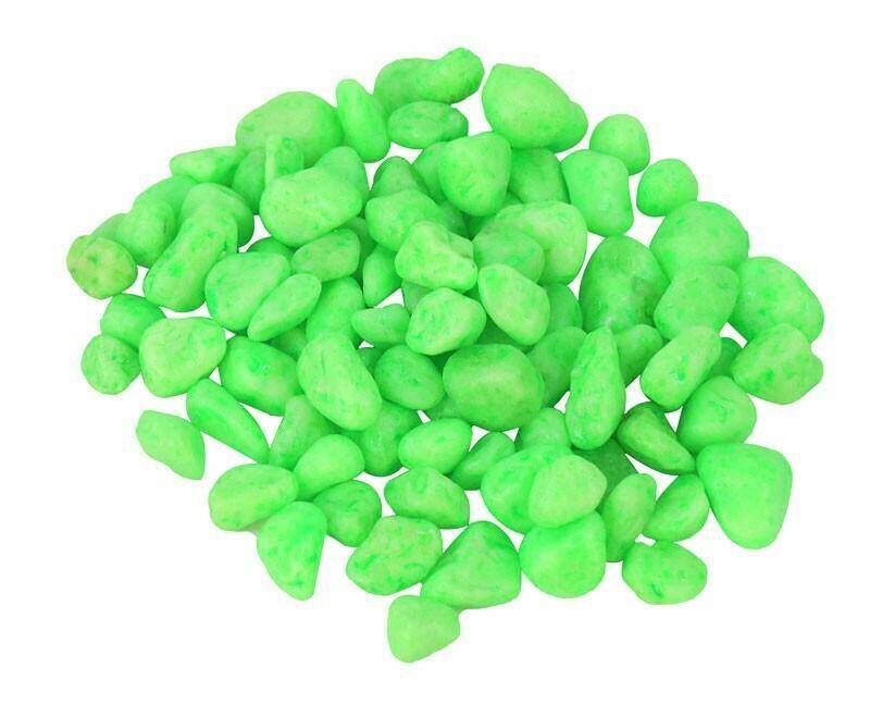 Żwirek fluor zielony 2.5cm, 1.0kg