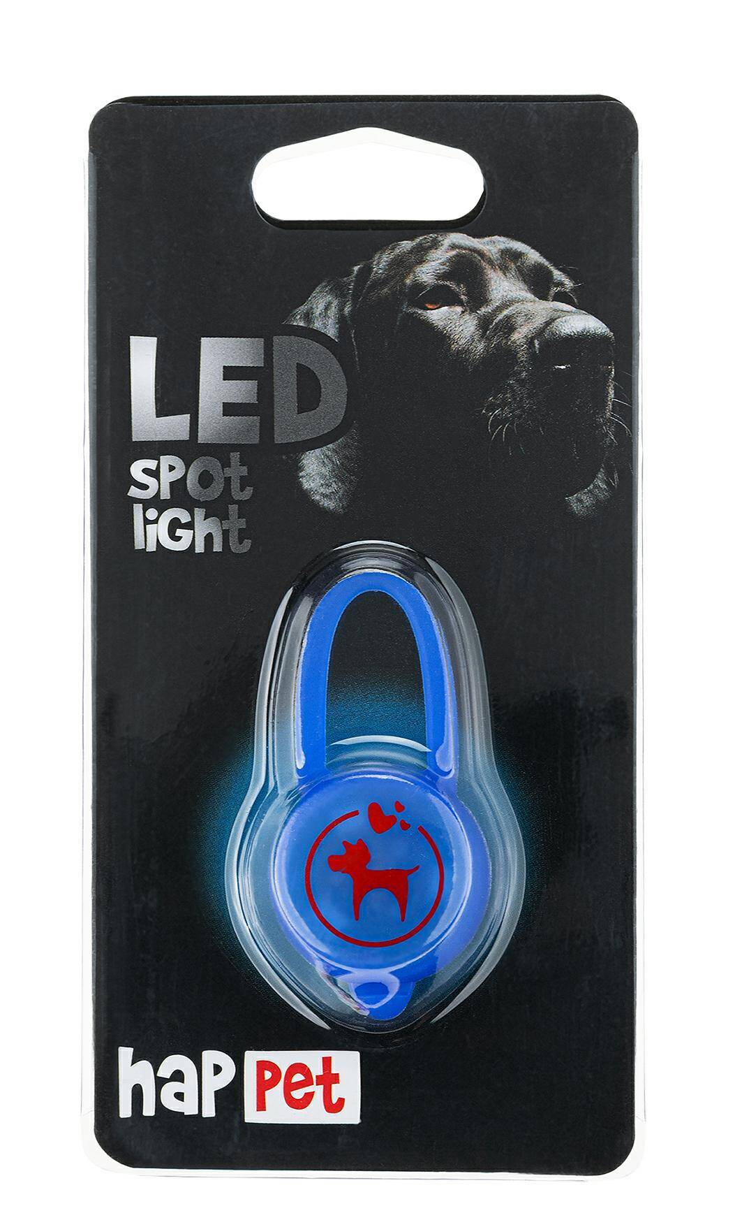 LED-Silikonanhänger blau 