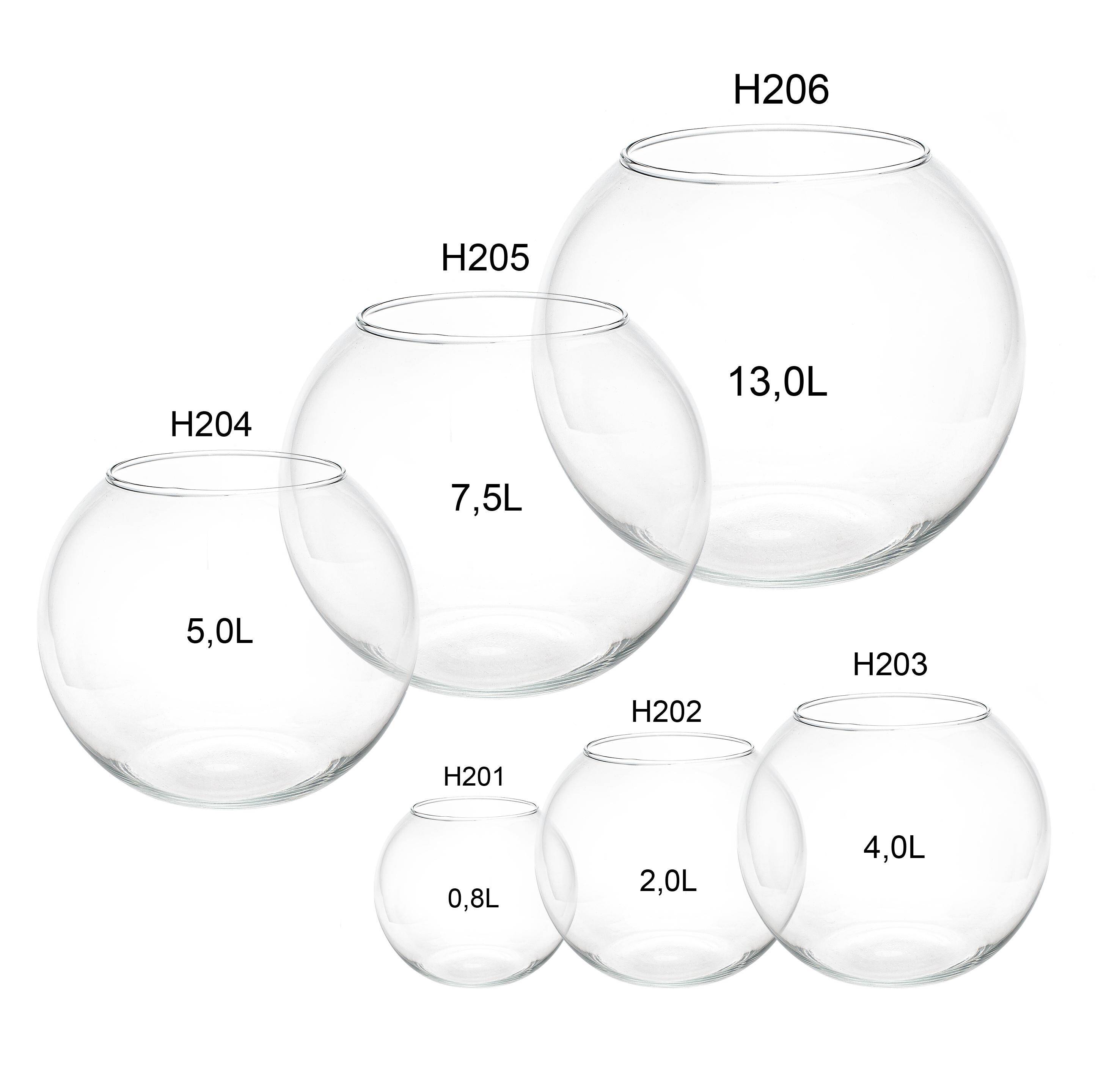 Kugel Aquarium Happet glass 7,5l (S-H205JA)