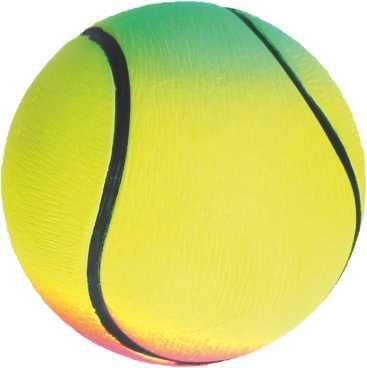 Zabawka piłka tenis Happet 57mm tęcza
