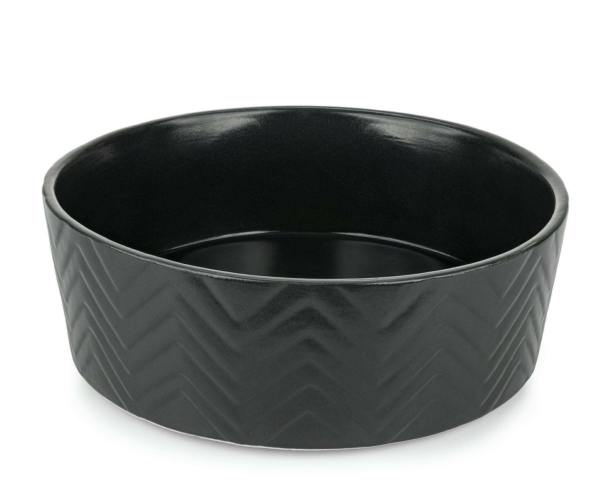 Ceramic bowl 18cm black