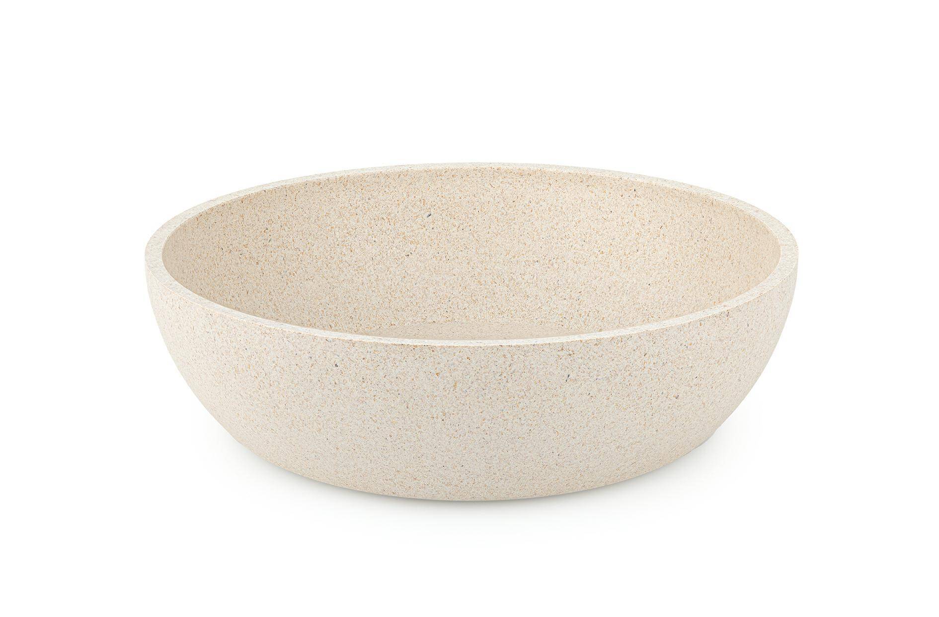 Bamboo bowl cream 14cm