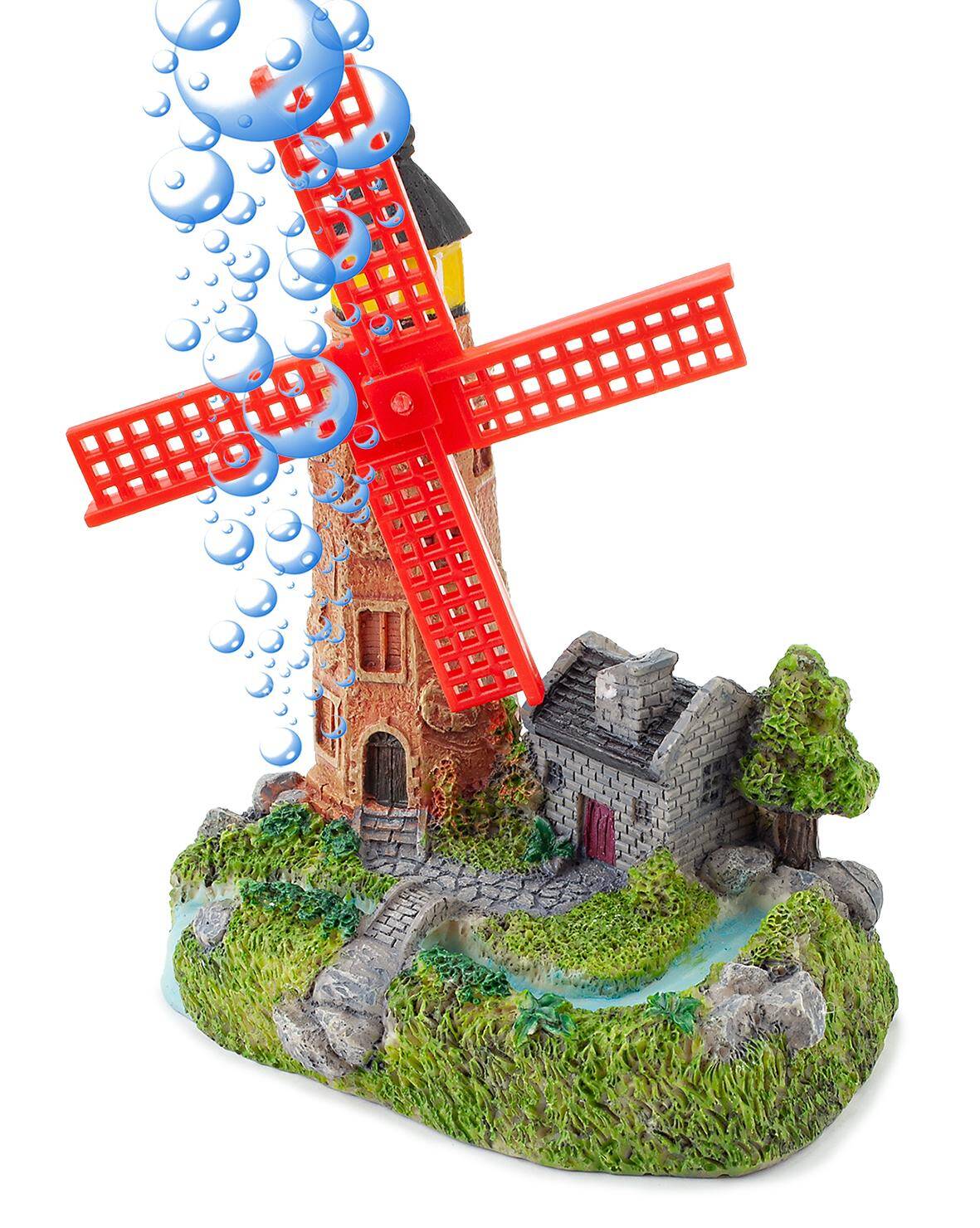 Aquarium windmill decoration Happet R152 13,5 cm