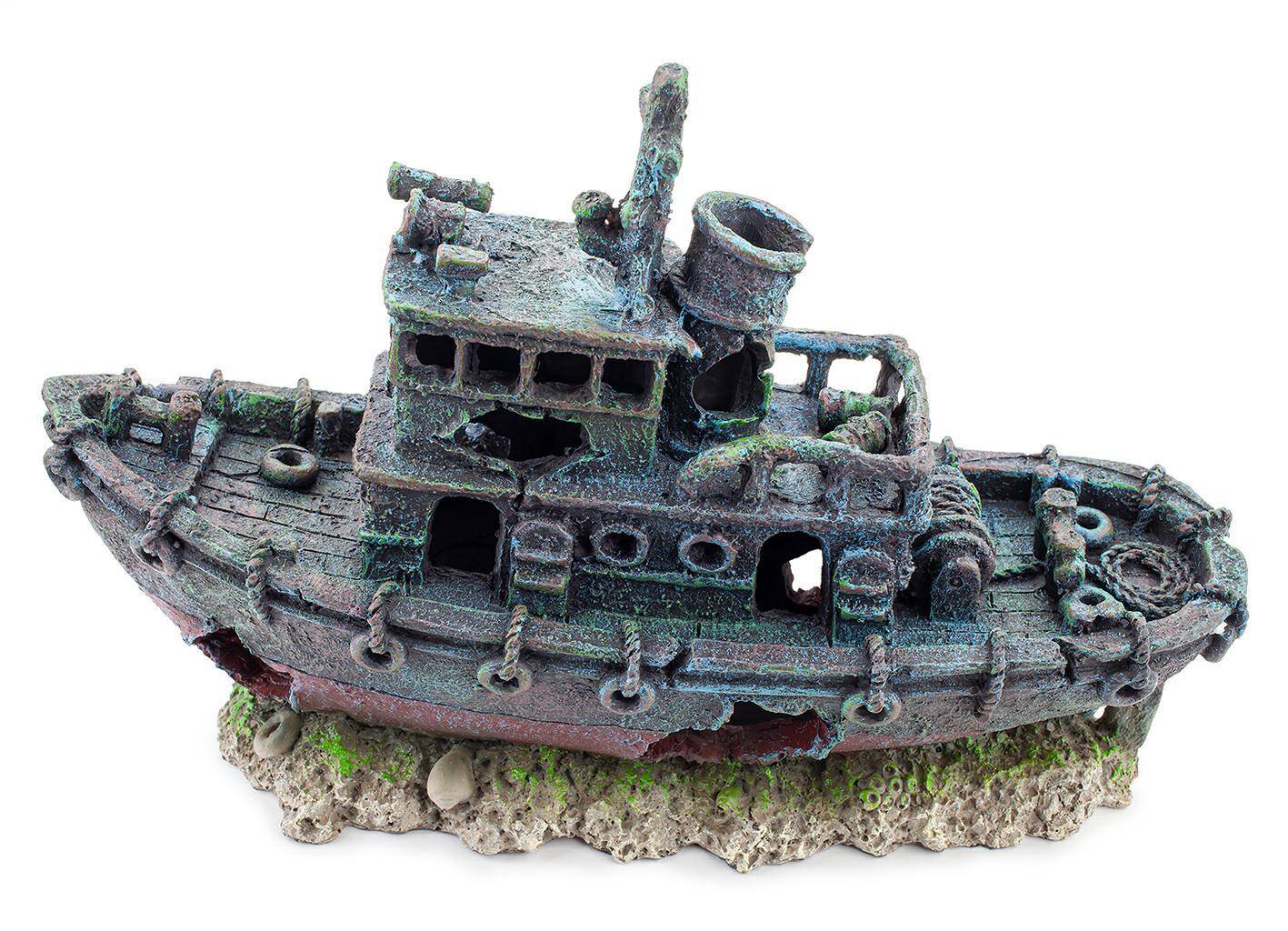 Resin ornament - Happet R098 shipwreck 30,5 cm