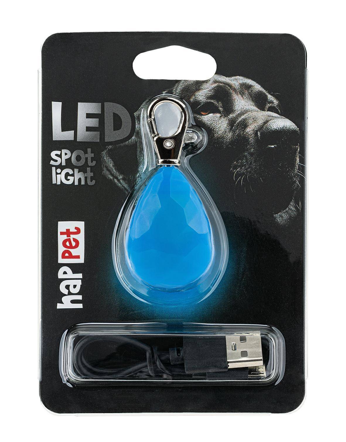 LED-Diamantanhänger blau
