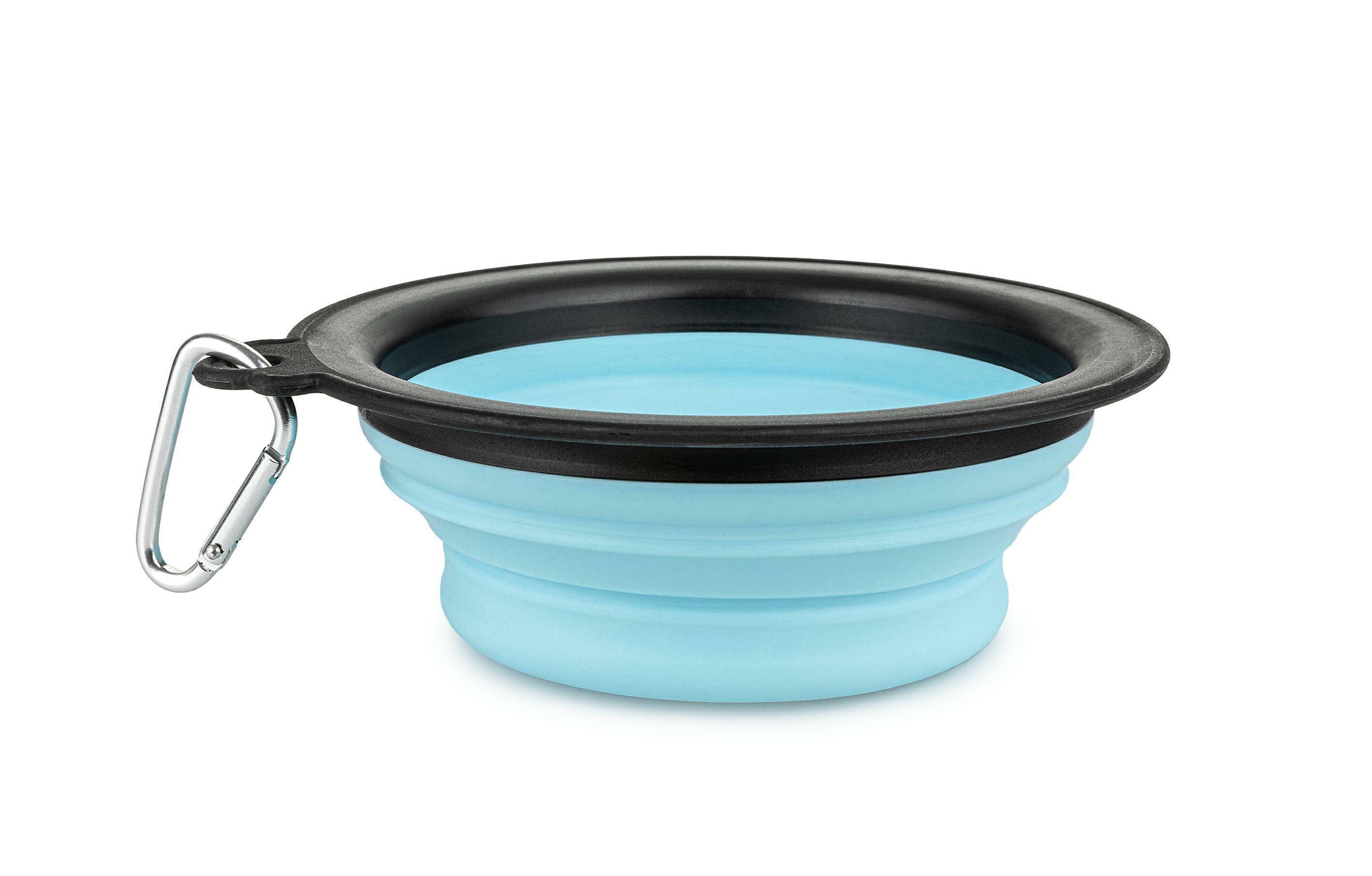 Collapsible travel bowl blue M198 (Z-M198HT)