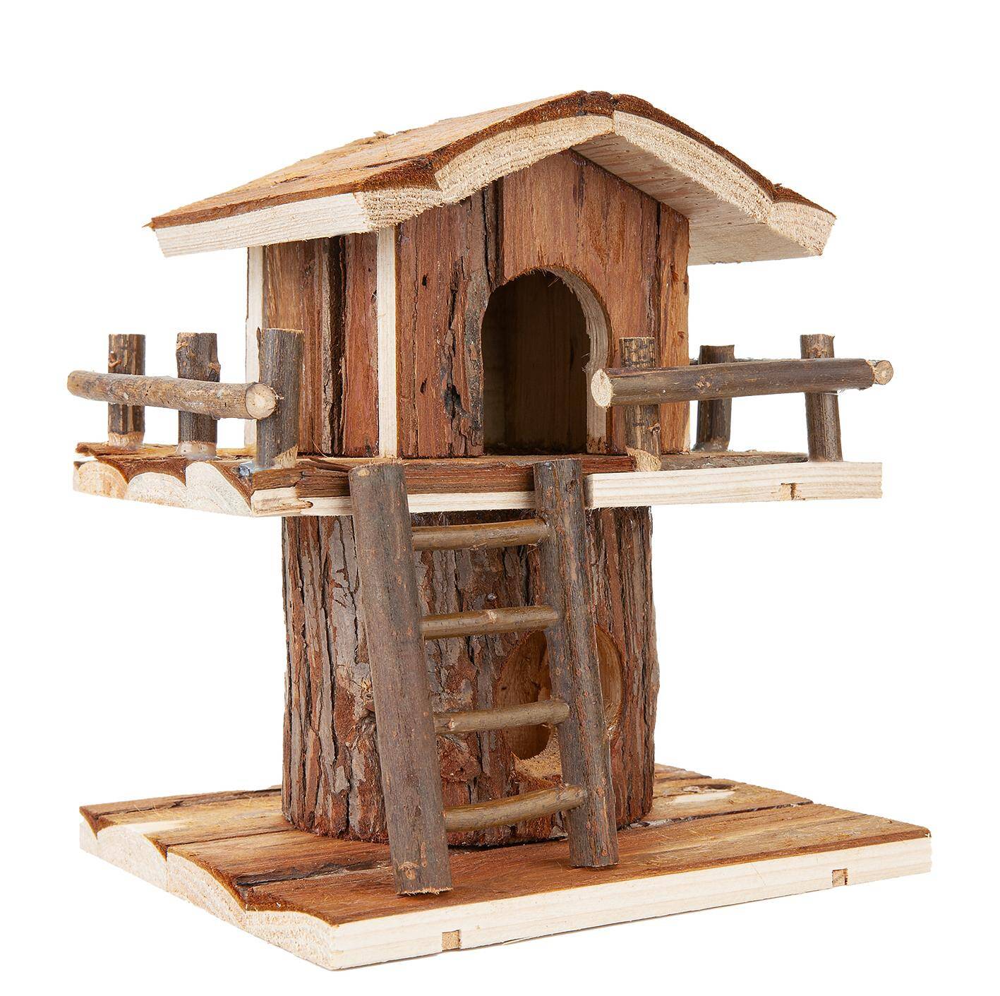 One-storey hamster house 21 cm wooden (Z-K744YI)