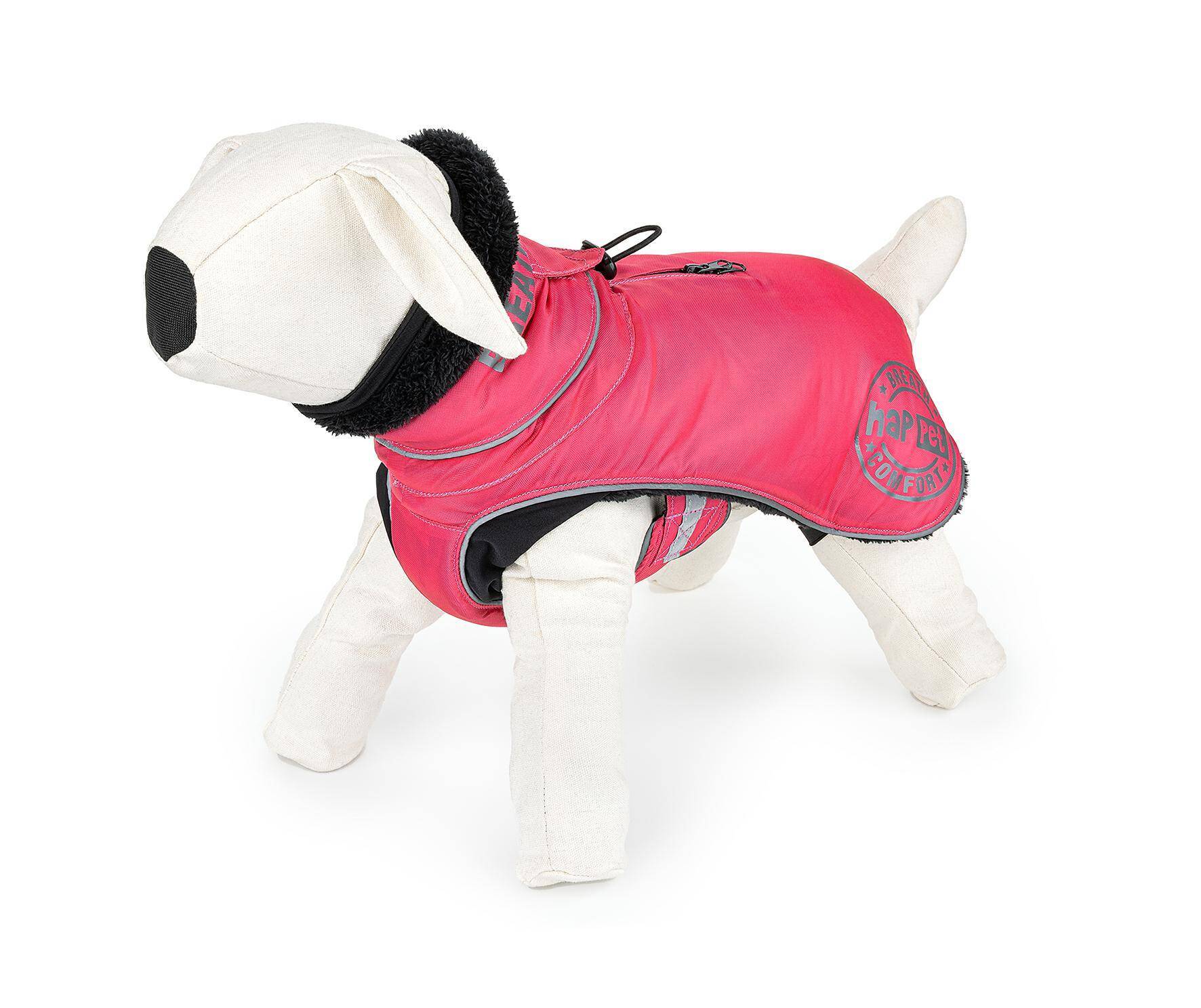 532B Dog Coat with a Double Collar
