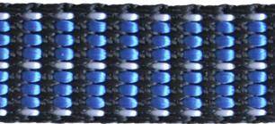 Leine mit Halsband - Set Happet SN44 blau 2,5cm (Z-SN44JP)