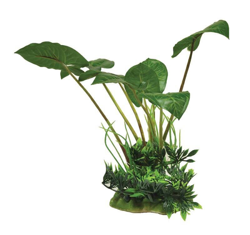 Aquarienpflanze, künstlich Happet 0F03 mix grün (SR0F03GU)