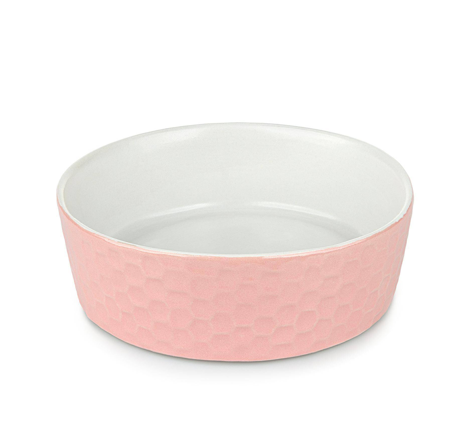 Miska ceramiczna 15cm różowa