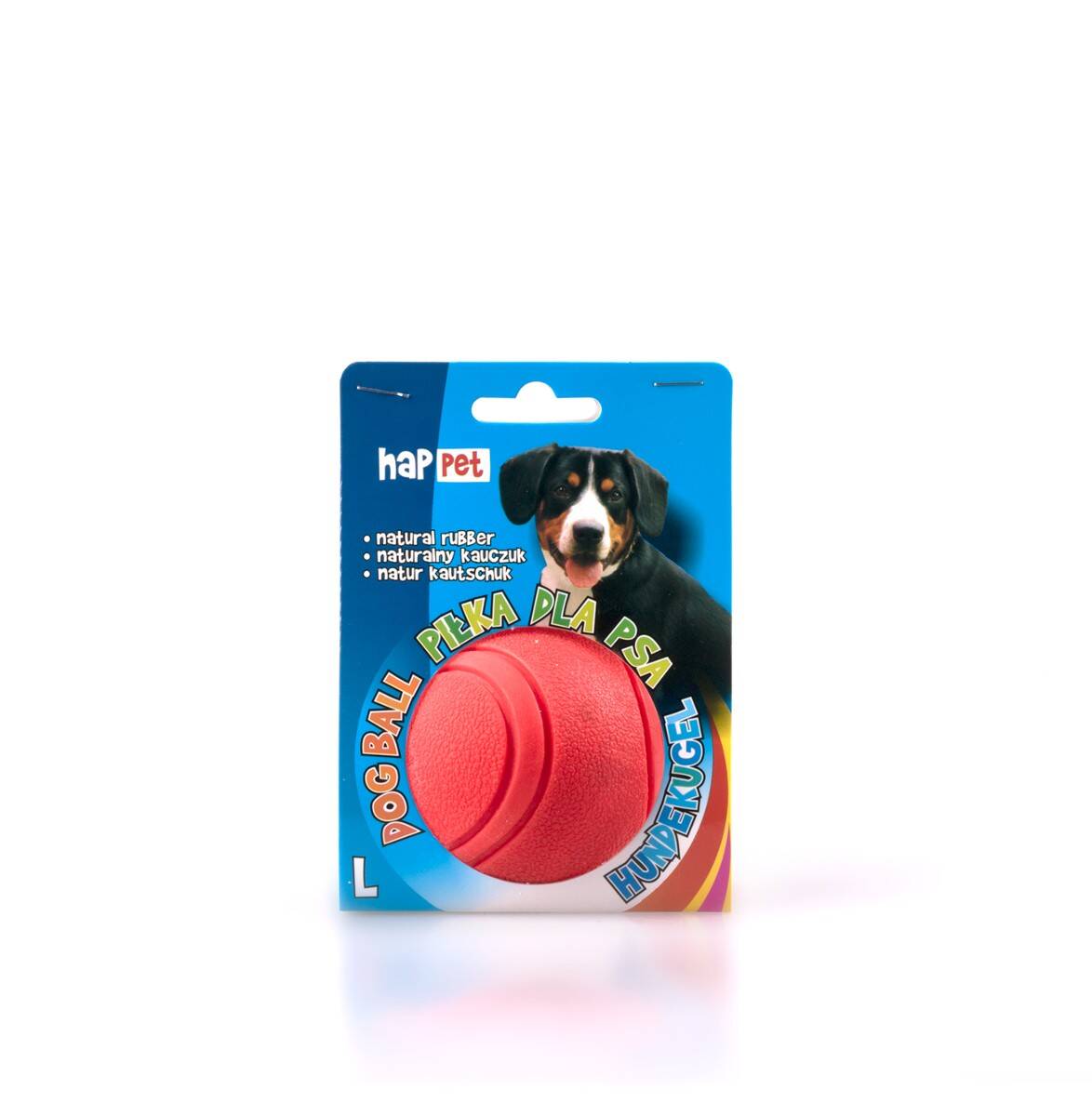 Rubber ball for a dog 70mm