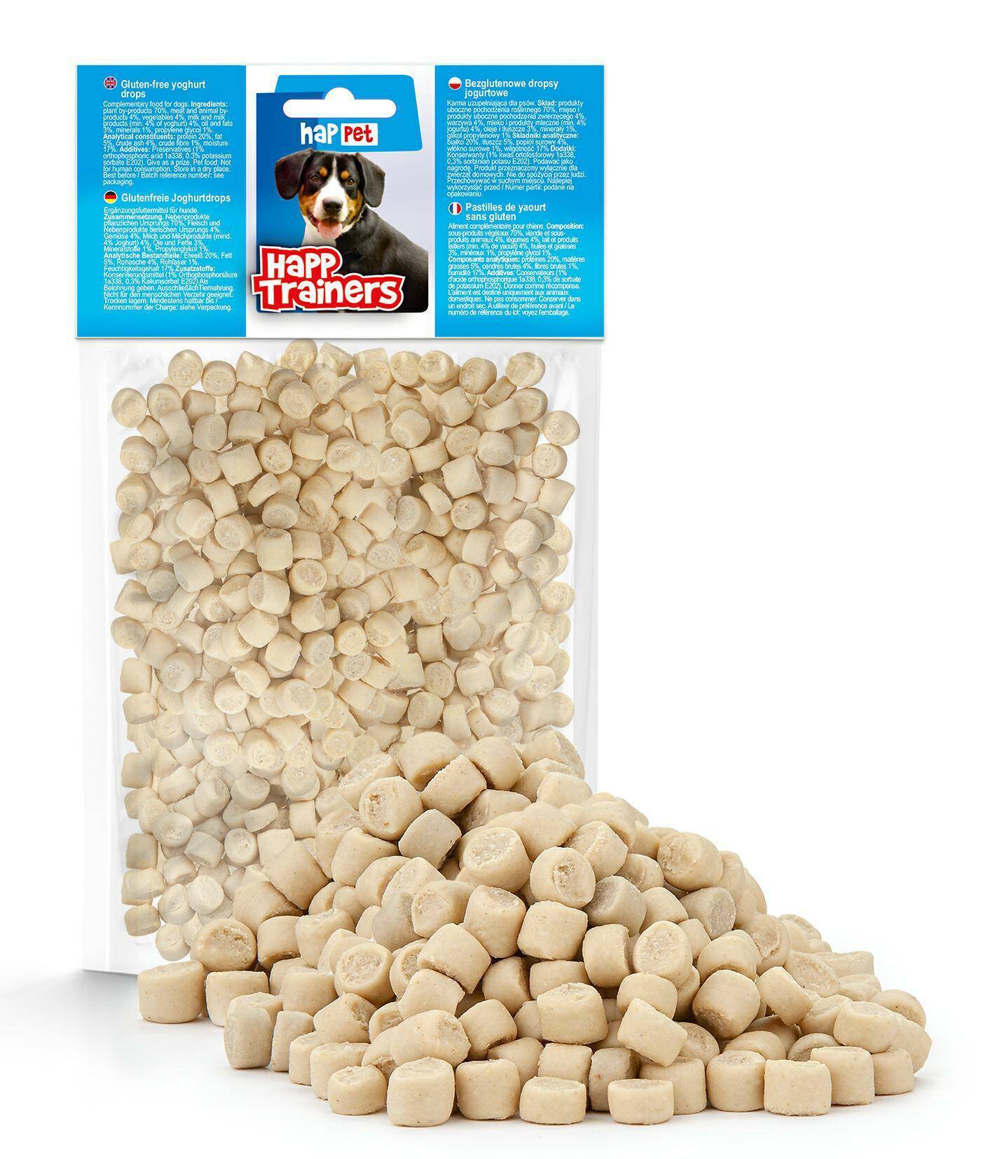 TRAINERS Gluten-free yoghurt drops for dogs 200g