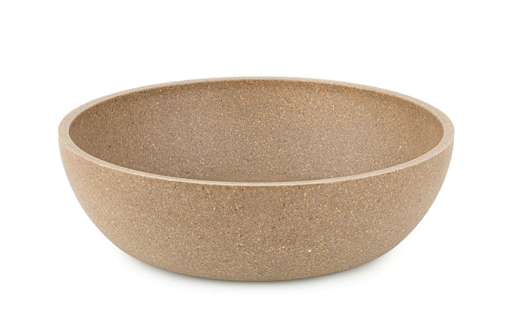 Bamboo bowl beige 17cm