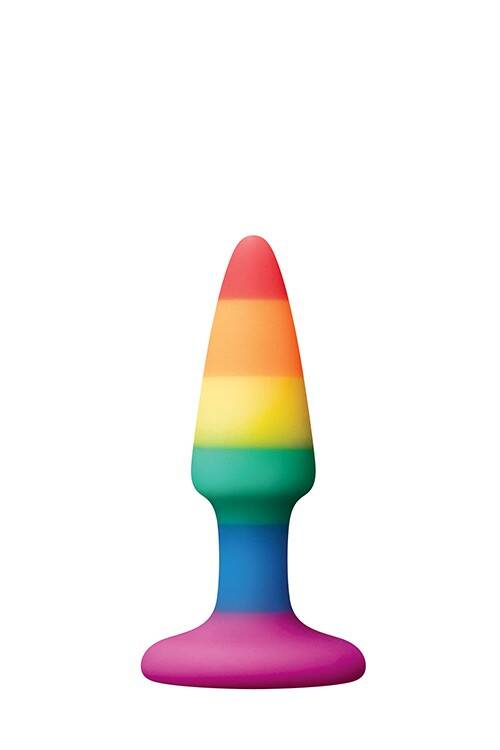 Colours - Pleasure Rainbow Mini Plug 9cm