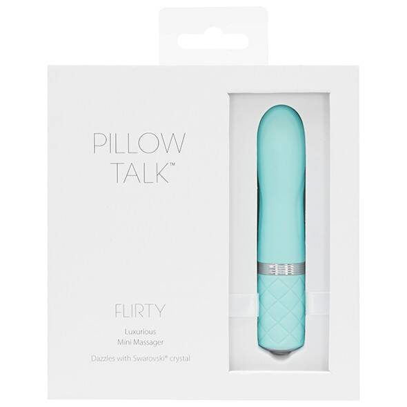 Pillow Talk - Flirty Vibrator Teal