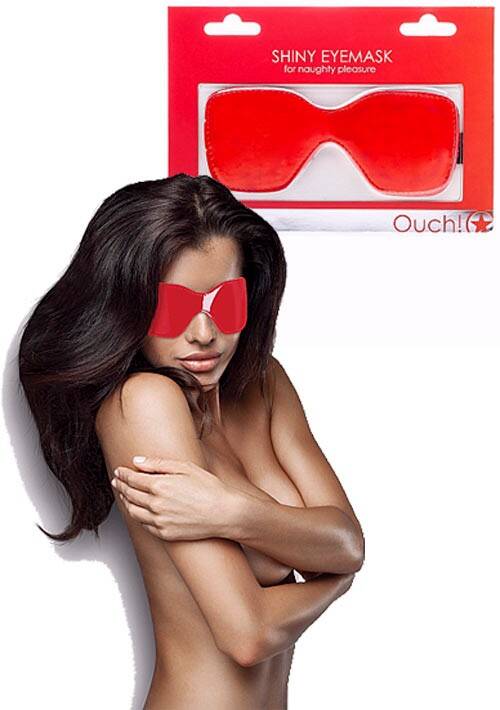 OUCH! SHINY EYEMASK RED