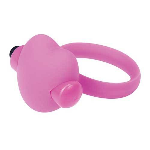 T4L HEART BEAT COCKRING SILICONE PINK