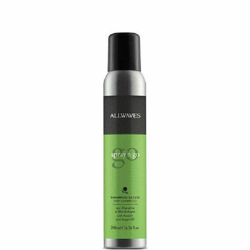 Allwaves Suchy szampon z olejkiem aragonowym i keratyną 200ml