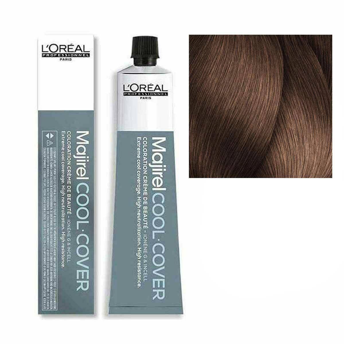 Loreal Majirel Cool Cover Farba do włosów - 7.82 Blond mokka opalizujący 50ml