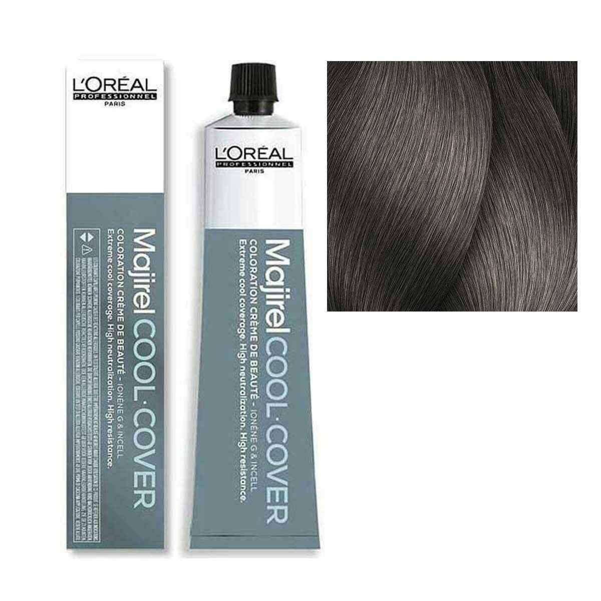 Loreal Majirel Cool Cover Farba do włosów - 7.1 Blond popielaty, chłodne odcienie 50ml