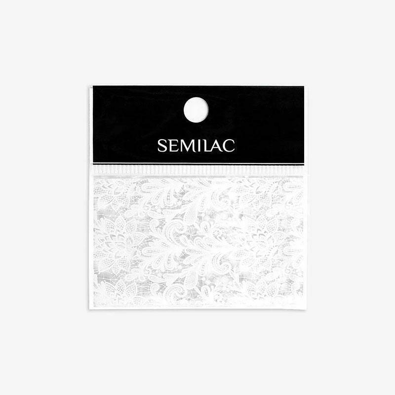 Semilac Folia transferowa 23 - White Lace