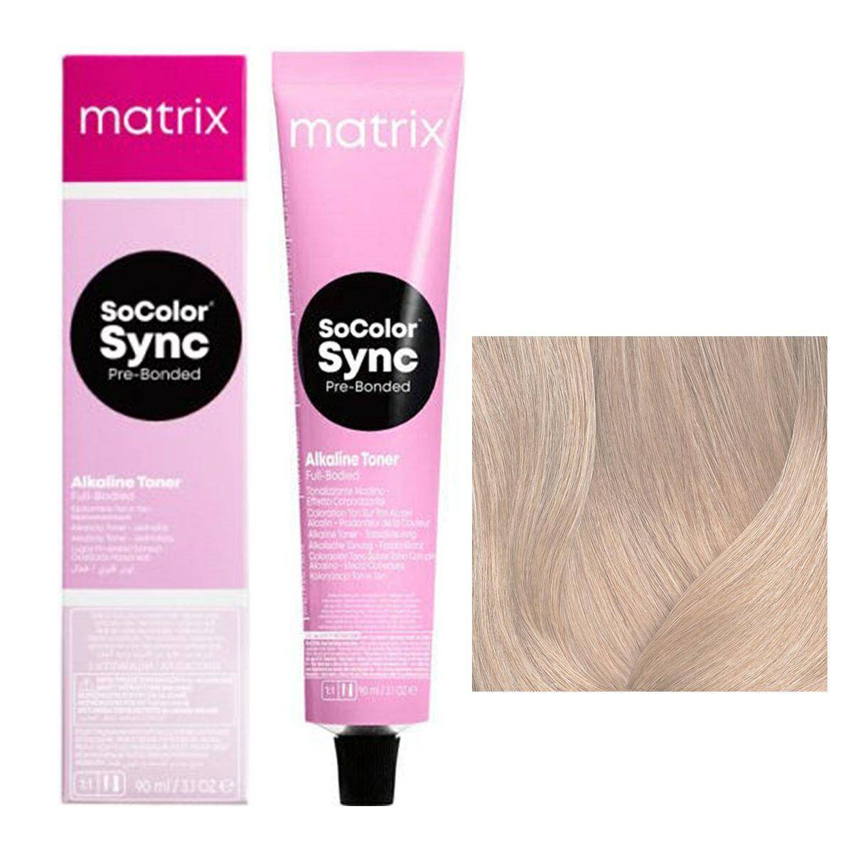 Matrix SoColor Sync Pre-Bonded Farba do włosów - 11P Super jasny blond perłowy, półtrwała koloryzacja ton w ton 90ml