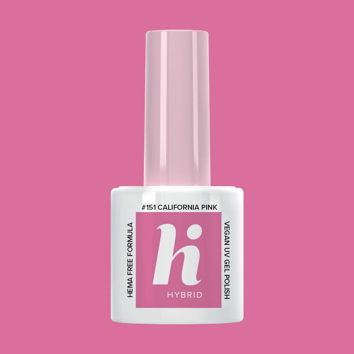 Hi hybrid Lakier hybrydowy - 151 California Pink 5ml